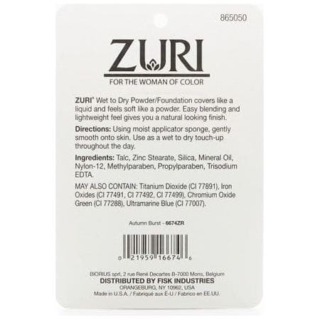 Zuri Naturally Sheer Wet to Dry Powder Foundation 11g For Sale