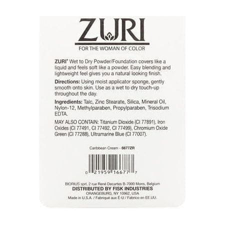 Zuri Naturally Sheer Wet to Dry Powder Foundation 11g For Sale