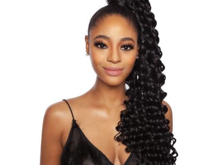 Mega Brazilian Ponytail Closure Human WANDER CURL  22  For Sale