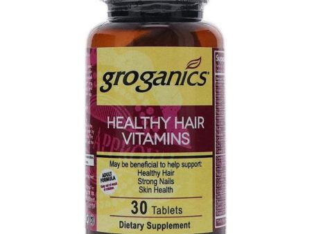 Groganics Healthy Hair Vitamins 30 Tablets Sale