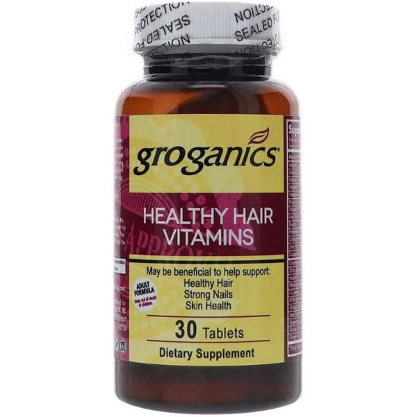 Groganics Healthy Hair Vitamins 30 Tablets Sale