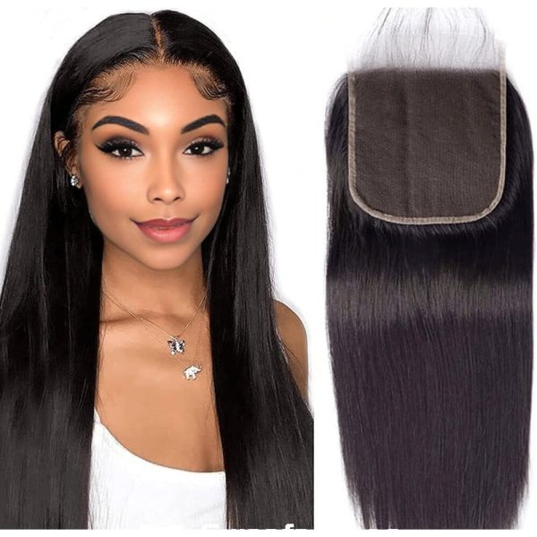 4*4 Lace Closure Straight 12  - Natural Color For Discount